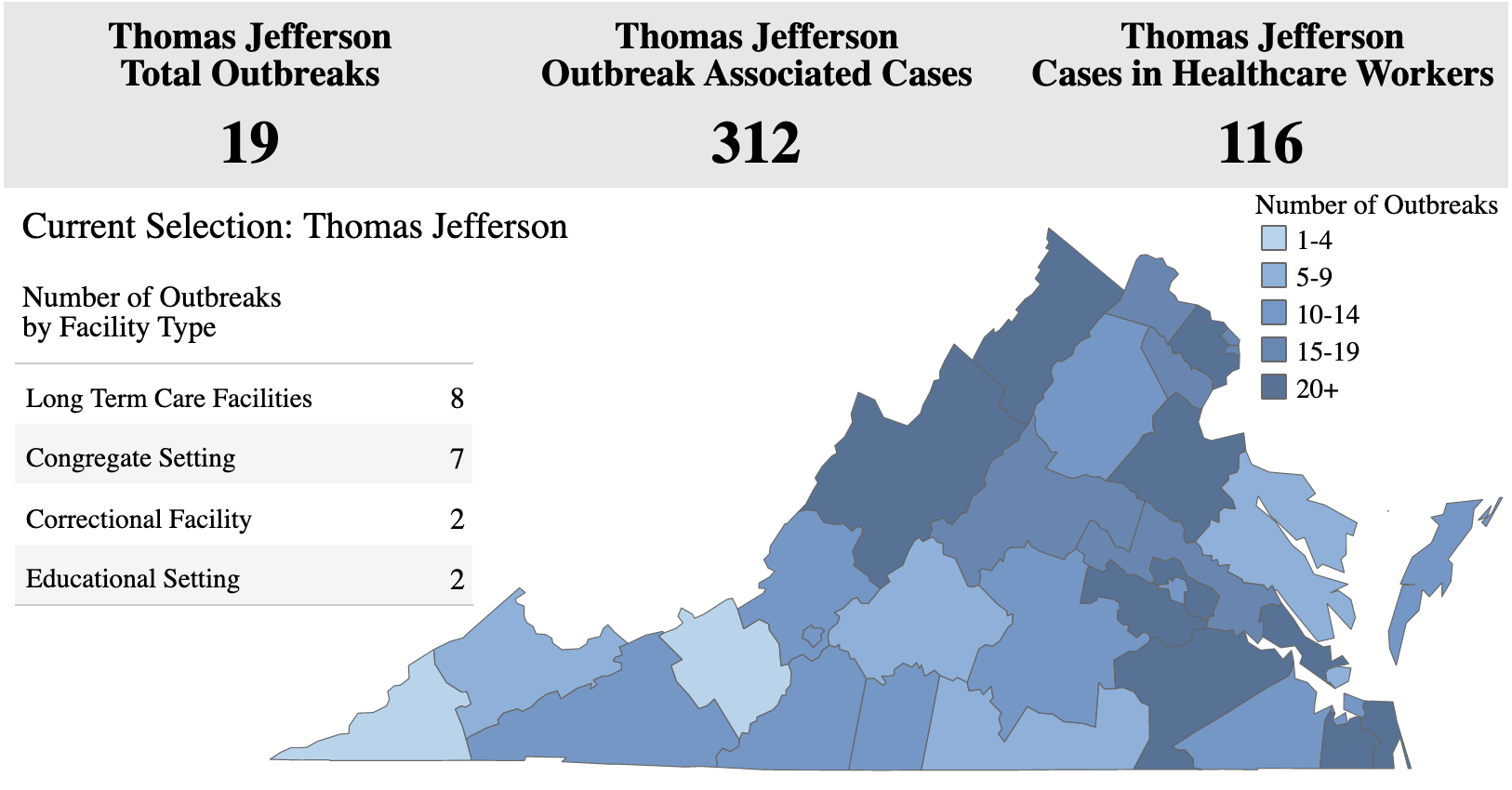 TJHD outbreaks 7/24